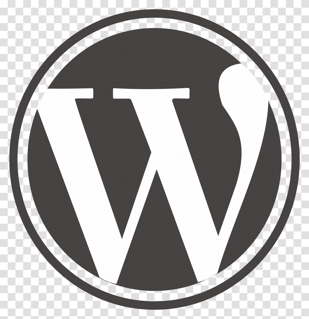 Wordpress Logo Blog Computer Icons Clip Art Wordpress Icon Svg, Trademark, Label Transparent Png