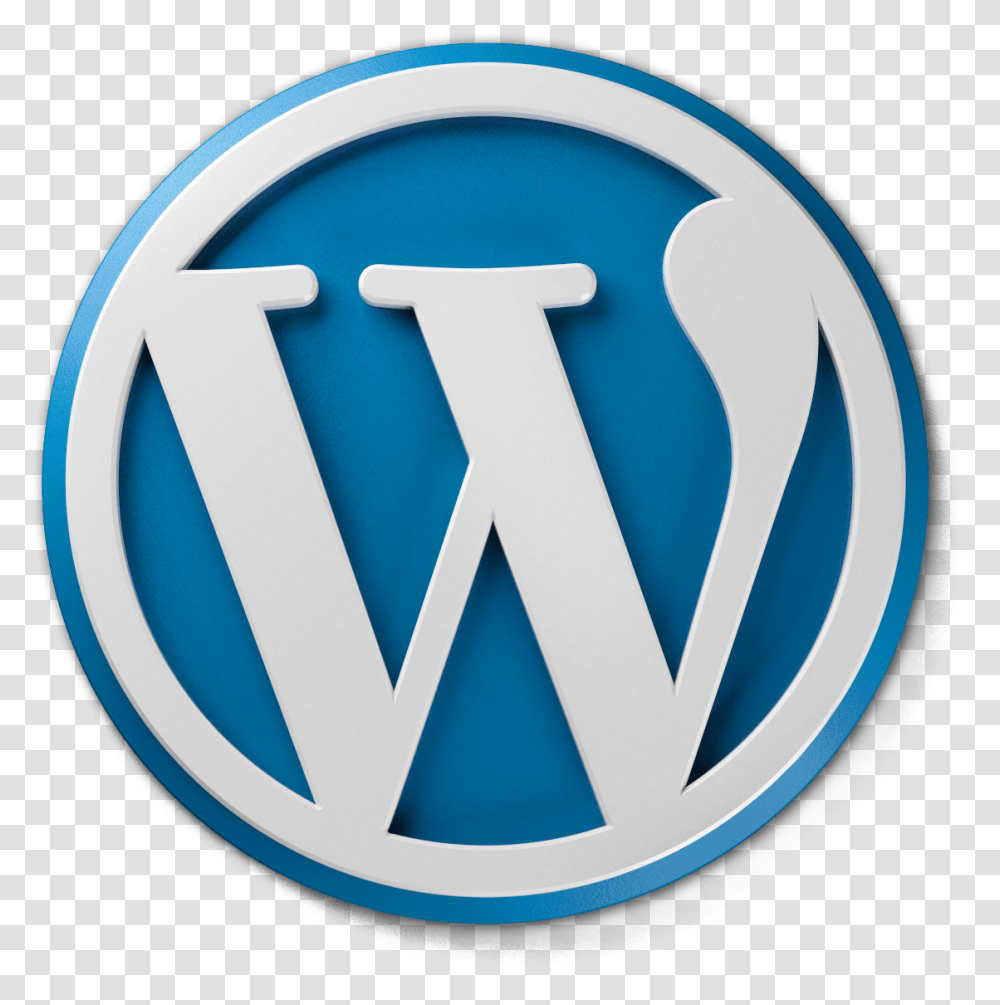 Wordpress Logo Free Download Wordpress Logo, Trademark, Badge Transparent Png