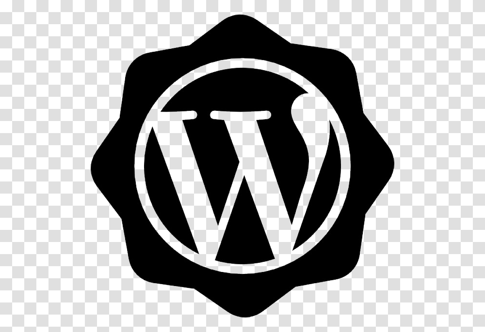 Wordpress, Logo, Stencil, Hand Transparent Png