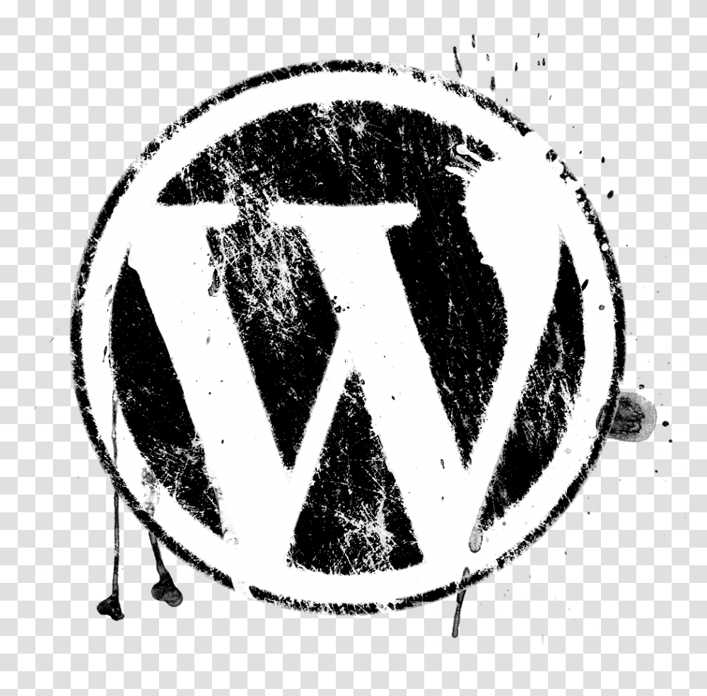 Wordpress Logo, Trademark, Badge, Moon Transparent Png