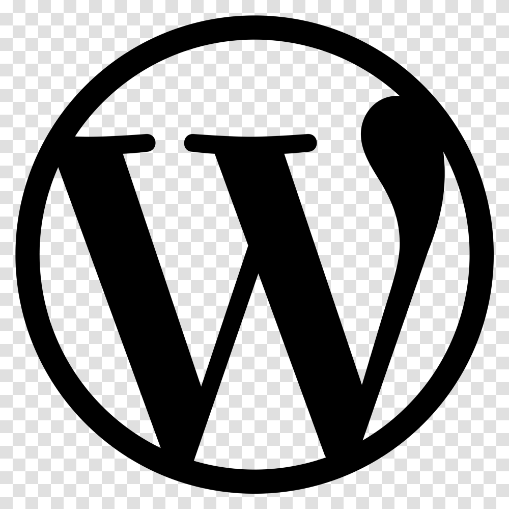 Wordpress Logo Wordpress Icon, Gray, World Of Warcraft Transparent Png