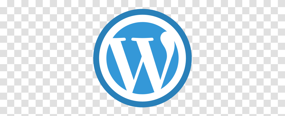 Wordpress Logo Wordpress Logo Icon, Symbol, Trademark, Badge Transparent Png