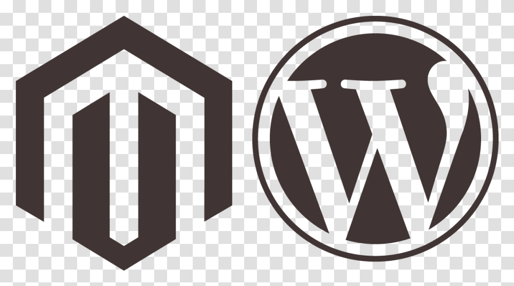 Wordpress Vs Magento Vector Wordpress Logo, Hand, Emblem Transparent Png