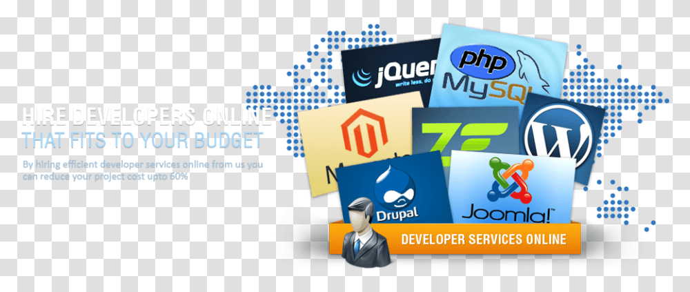 Wordpress Web Developer With 1 To 3 Years Experience Website Developer Web Banner, Person, Crowd, Head Transparent Png