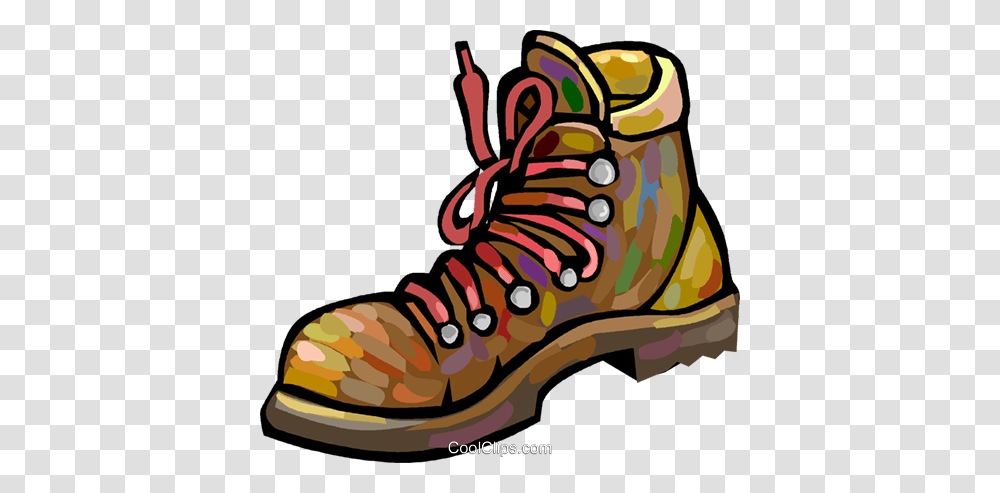Work Boots Royalty Free Vector Clip Art Illustration, Apparel, Footwear, Ski Boot Transparent Png