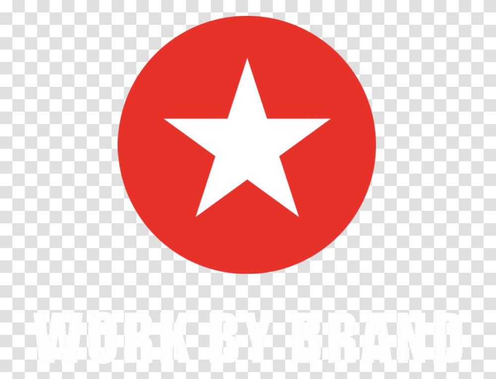 Work By Brand Star Axis And Allies Communist China Roundel, Star Symbol, Poster, Advertisement Transparent Png