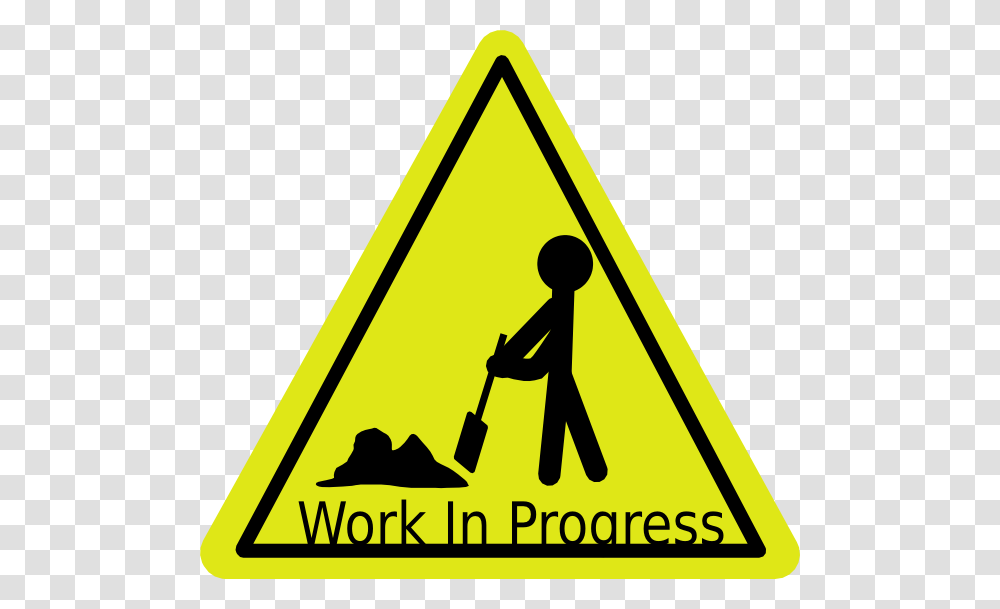 Work Clip Art Free, Sign, Road Sign, Triangle Transparent Png