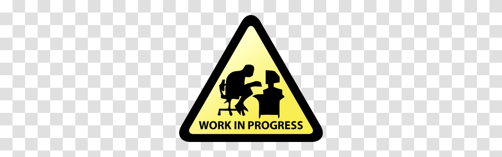 Work Clipart Free Clipart, Sign, Road Sign, Person Transparent Png