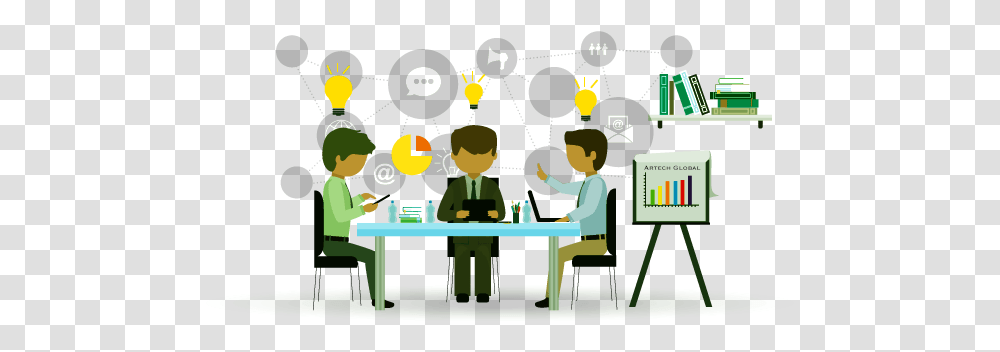 Work Environment Vector Company Cartoon, Crowd, Sitting, Worker Transparent Png