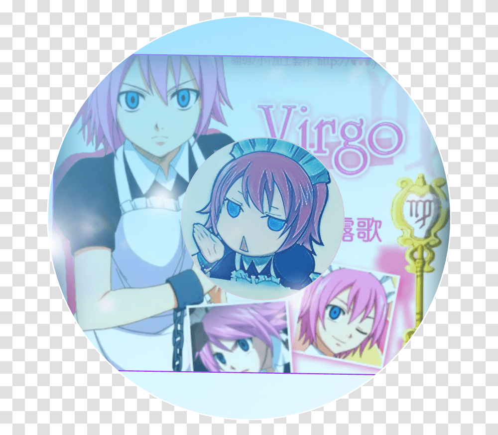 Work Icon Virgo Zodiac Sticker By Miss Psycho Fairy Tail, Comics, Book, Manga, Dvd Transparent Png