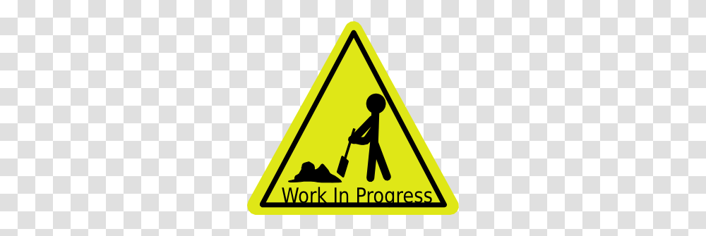 Work In Progress Clip Art, Sign, Road Sign, Gas Pump Transparent Png