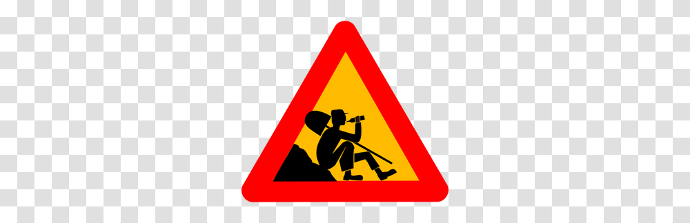 Work In Progress Clip Art, Sign, Road Sign, Person Transparent Png