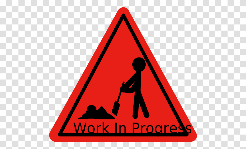 Work In Progress Icon Download Work In Progress Clipart, Sign, Triangle, Road Sign Transparent Png