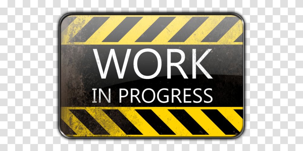 Work In Progress Logo, Fence, Barricade, Car, Vehicle Transparent Png