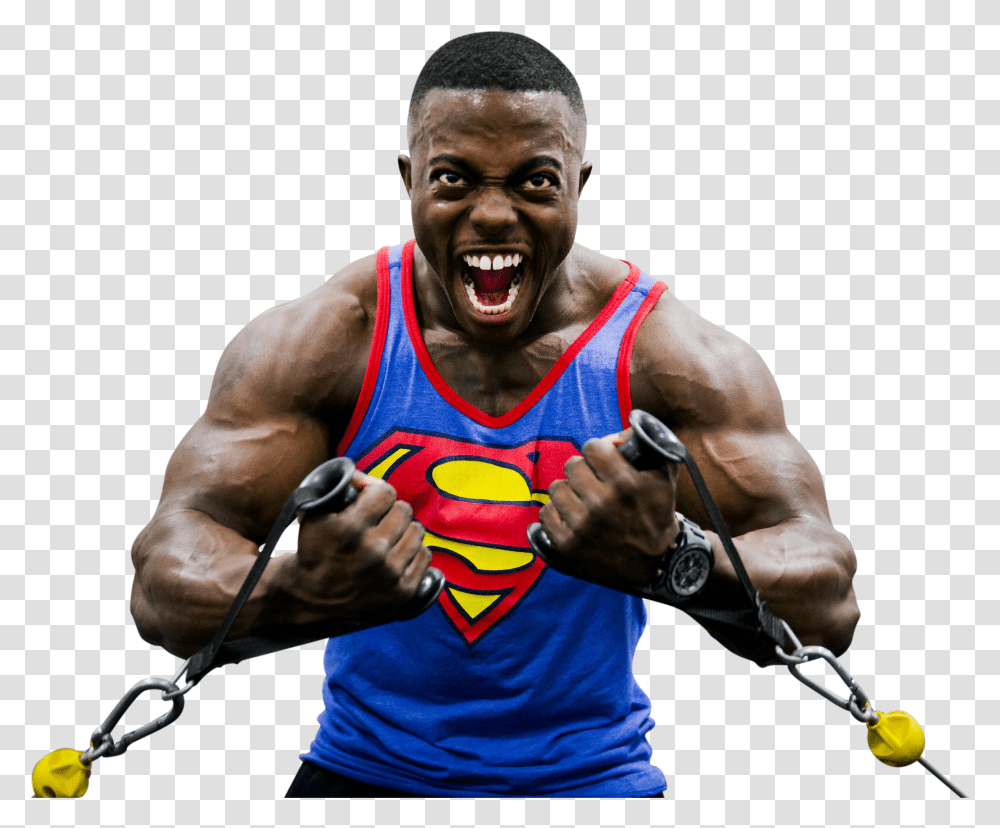 Work Out With Wired Headphones Transparent Png