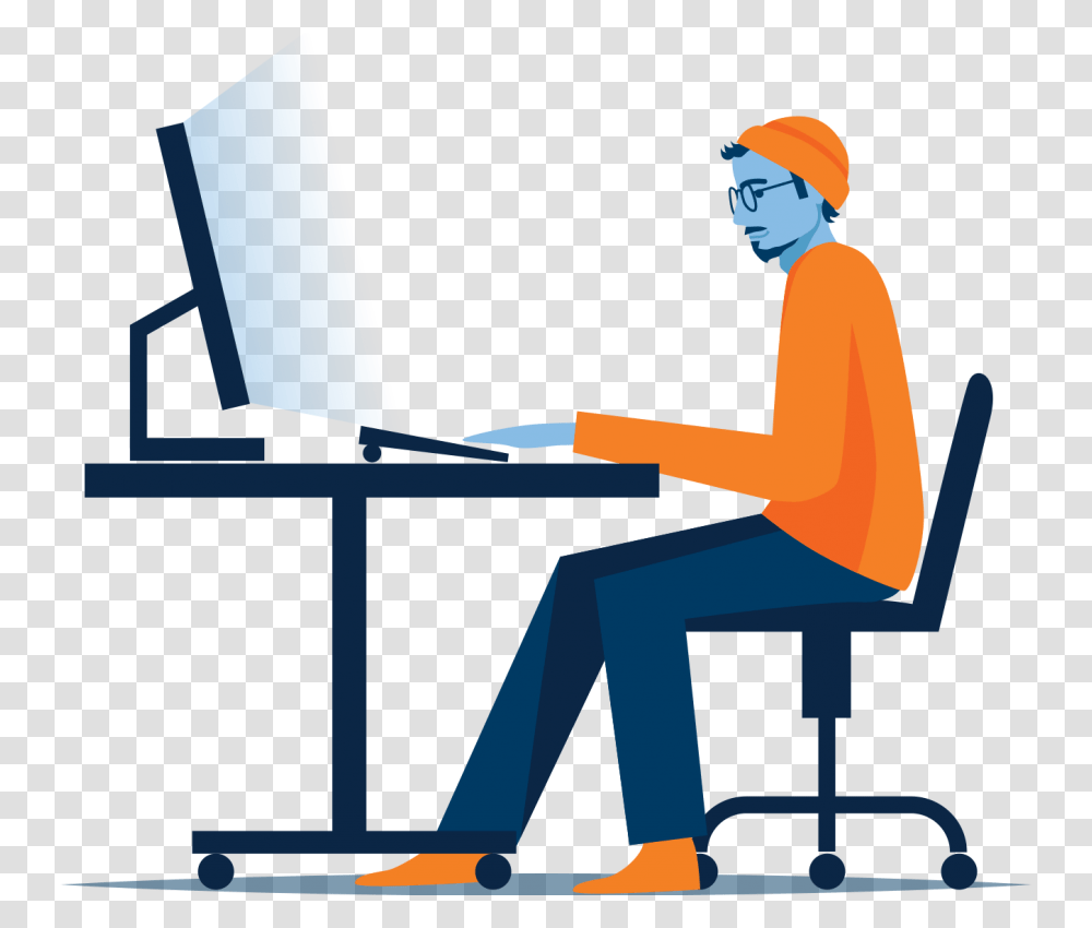 Work, Standing, Person, Helmet Transparent Png