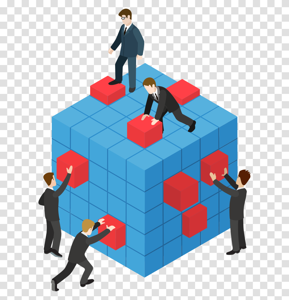 Work Vector Teamwork Illustration Team Team Work Vector, Person, Toy, People, Photography Transparent Png