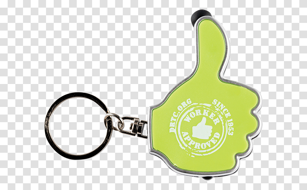 Worker Approved Thumbs Up Led Keyring & Stylus Dale Rogers Training Center Keychain, Smoke Pipe, Whistle, Logo, Symbol Transparent Png