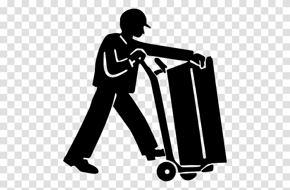 Worker Moving Trolley Svg Clip Arts Worker Clip Art, Person, Human, Bow, Stencil Transparent Png