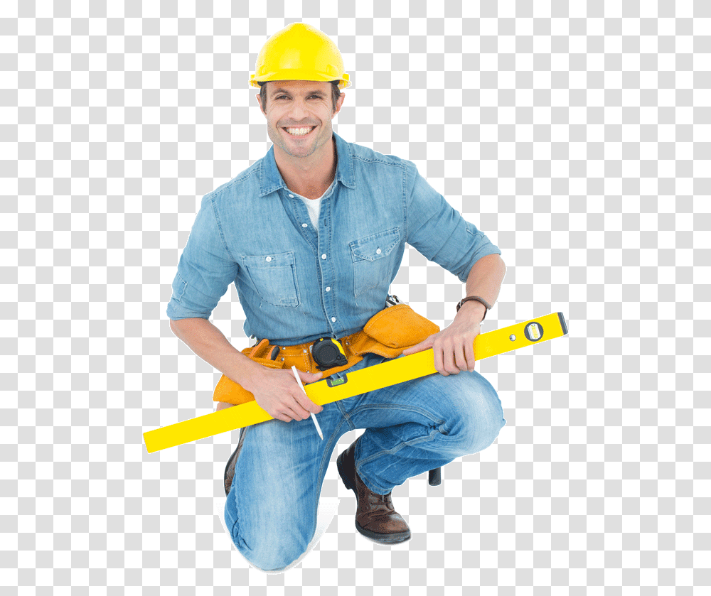 Worker, Person, Carpenter, Hardhat Transparent Png