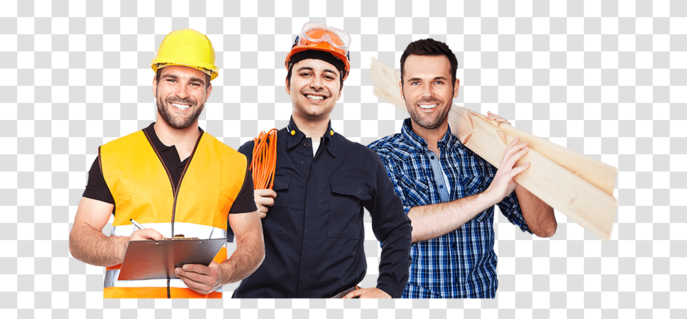 Workers 5 Image Skilled Worker, Person, Clothing, Hardhat, Helmet Transparent Png