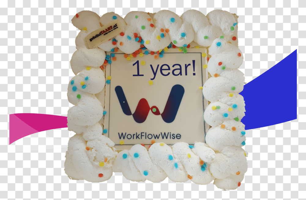 Workflowwise Celebrates First Birthday Birthday Cake, Dessert, Food, Sweets, Confectionery Transparent Png