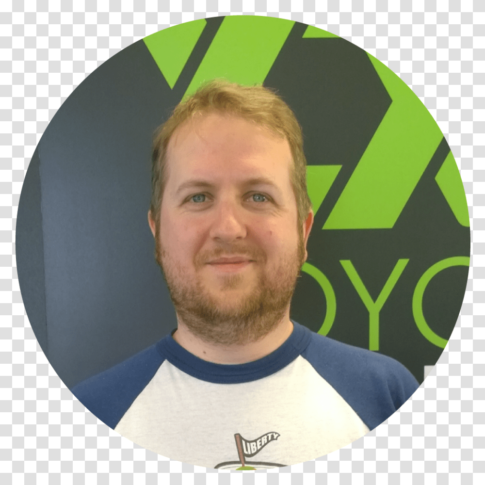 Working At Yoyo Games Daniel Cleaton Qa Manager Yoyo Circle, Face, Person, Head Transparent Png