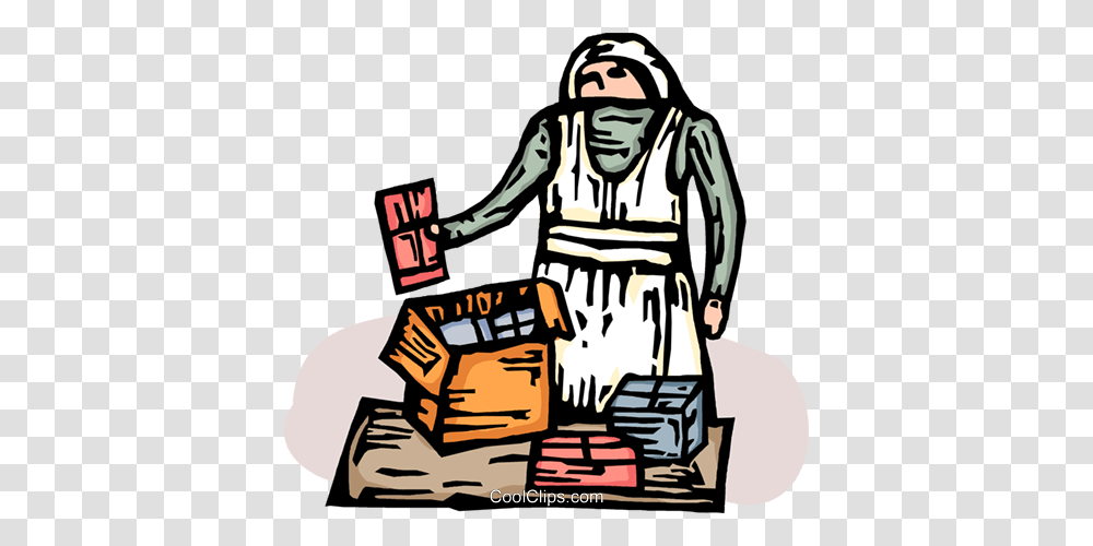 Working In Soup Kitchen Helping Homeless Royalty Free Vector Clip, Person, Label Transparent Png