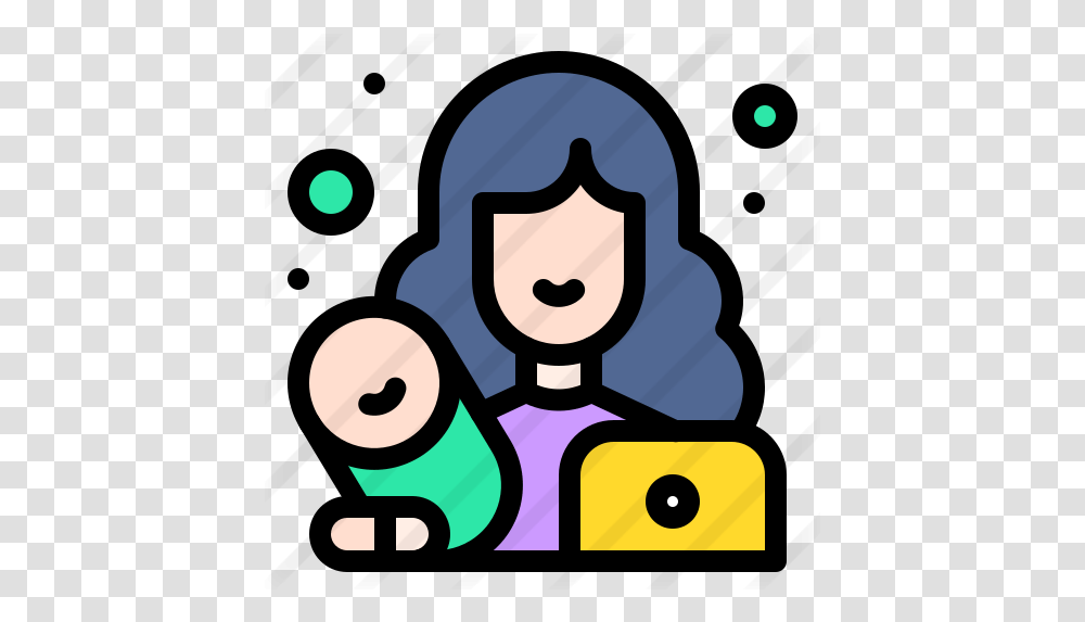 Working Mother Free People Icons Dot, Poster, Advertisement, Crowd, Doodle Transparent Png