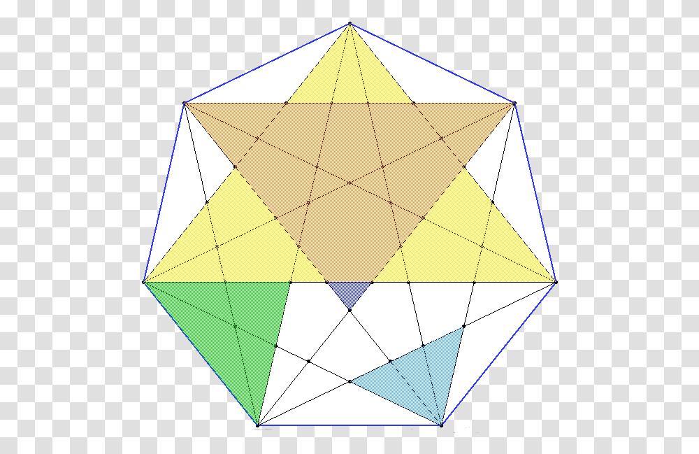 Working Out The Similarities Of These Triangles You Proportions Of A Heptagon, Diamond, Gemstone, Jewelry Transparent Png