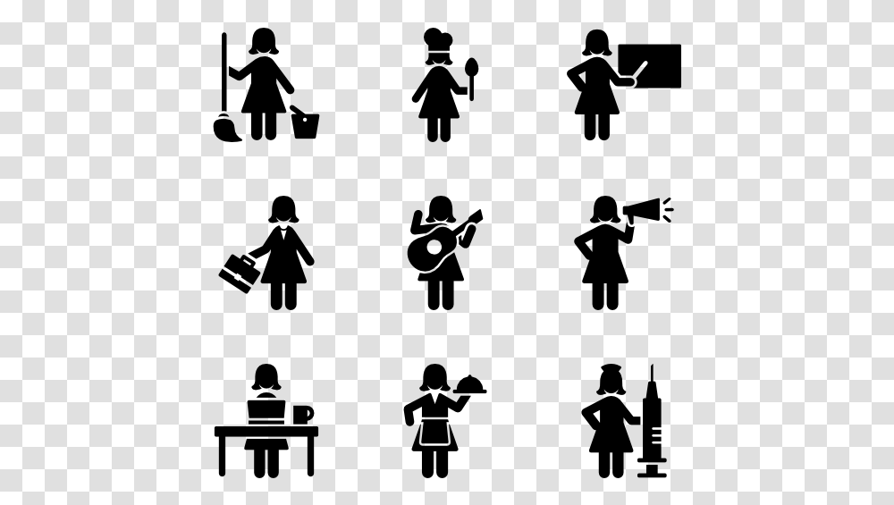 Working Women Working Woman Icon, Gray, World Of Warcraft Transparent Png