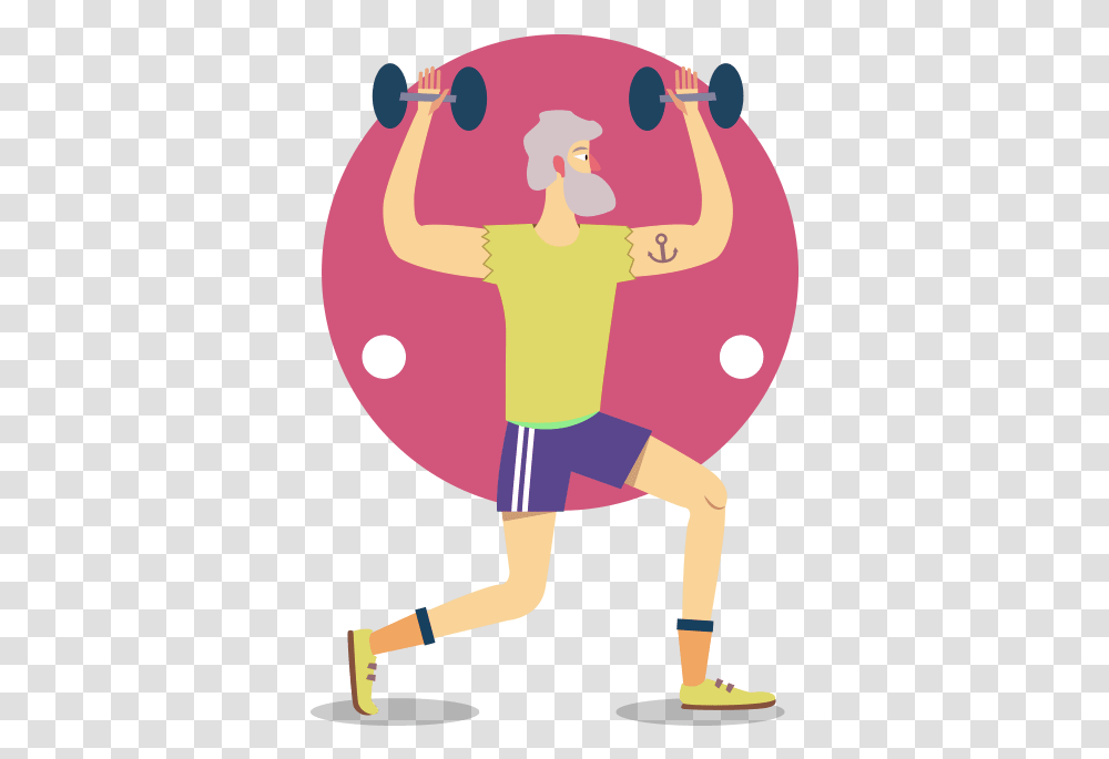 Workout Clipart Strong Illustration, Leisure Activities Transparent Png