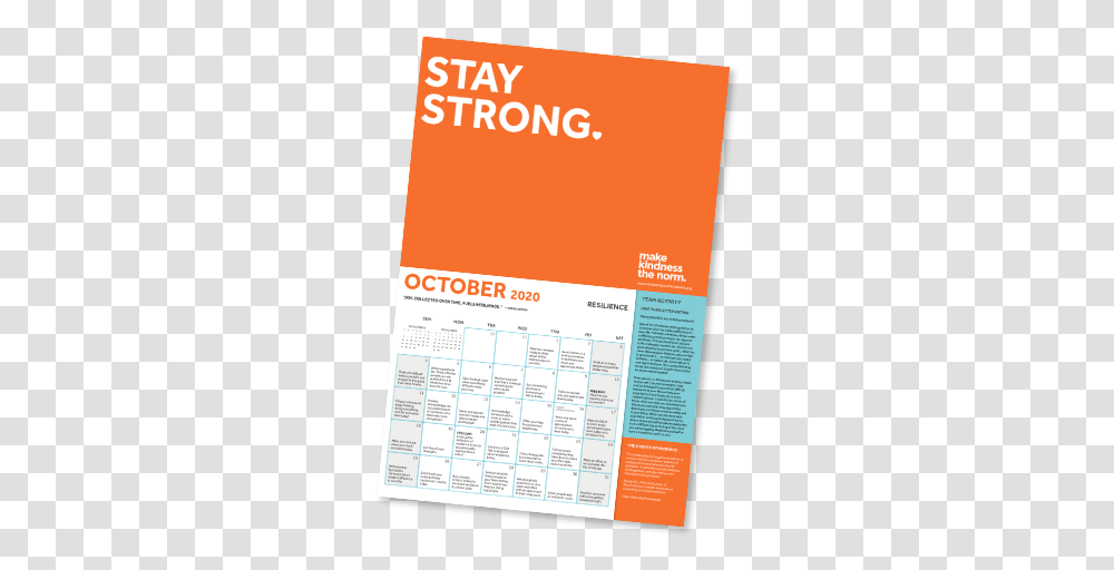 Workplace Calendar Oct Paper, Flyer, Poster, Advertisement Transparent Png