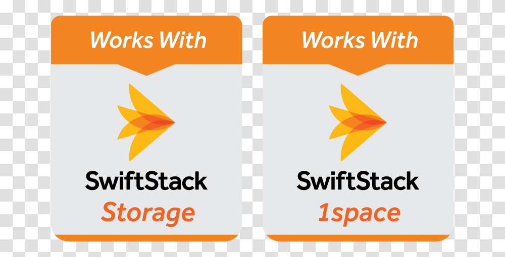Works With Swiftstack Badge Graphic Design, Paper, Advertisement, Poster Transparent Png