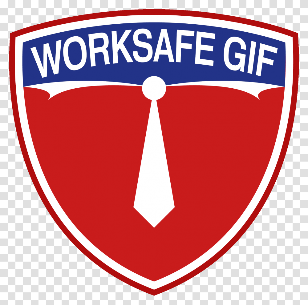 Worksafe Gif Text Font Emblem, Logo, Trademark, Armor Transparent Png