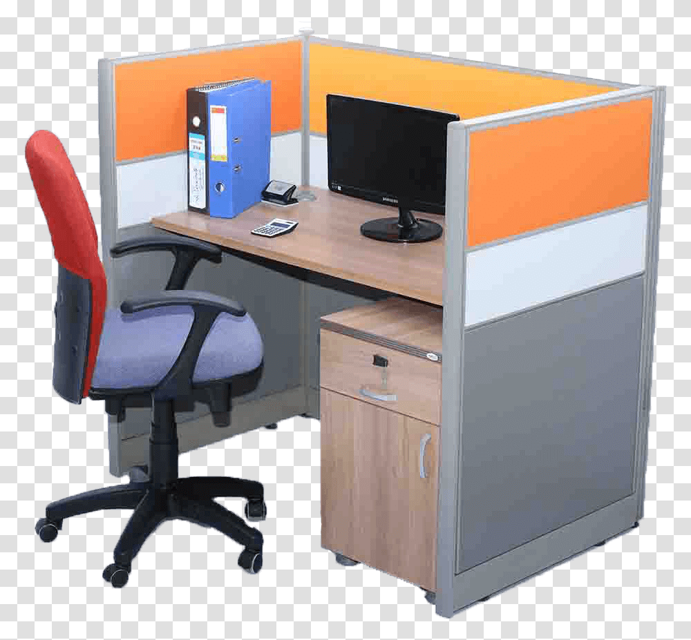 Workstation Office Supplies, Furniture, Table, Chair, Desk Transparent Png