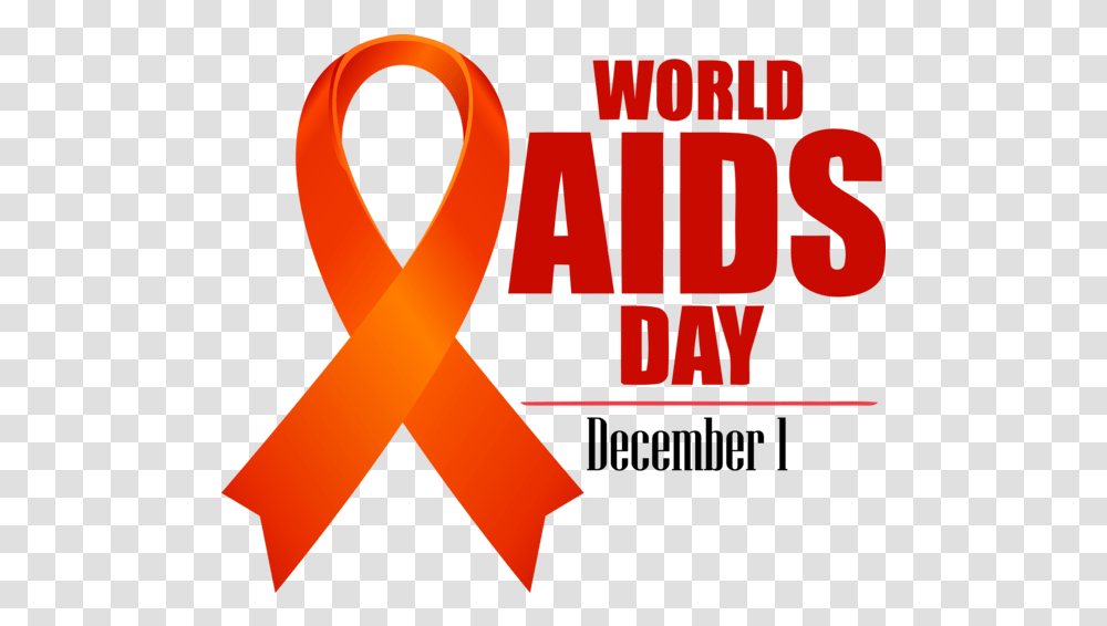 World Aids Day Text Font Line For Red Ribbon World Padel Tour, Word, Logo, Symbol, Trademark Transparent Png