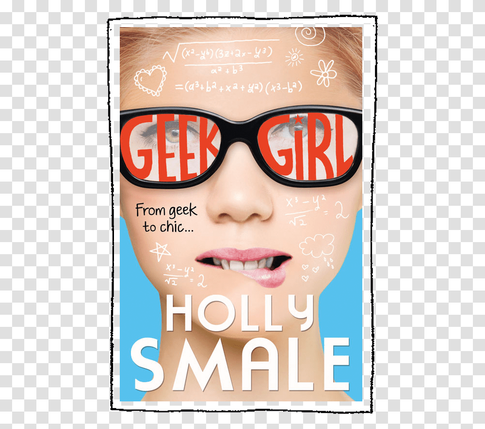 World Book Day Geek Girl Costume, Advertisement, Poster, Sunglasses, Accessories Transparent Png