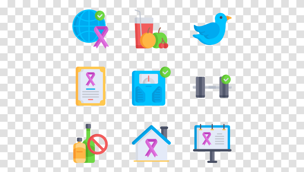 World Cancer Awareness Day Cancer Icon, Bird, Animal, Number Transparent Png