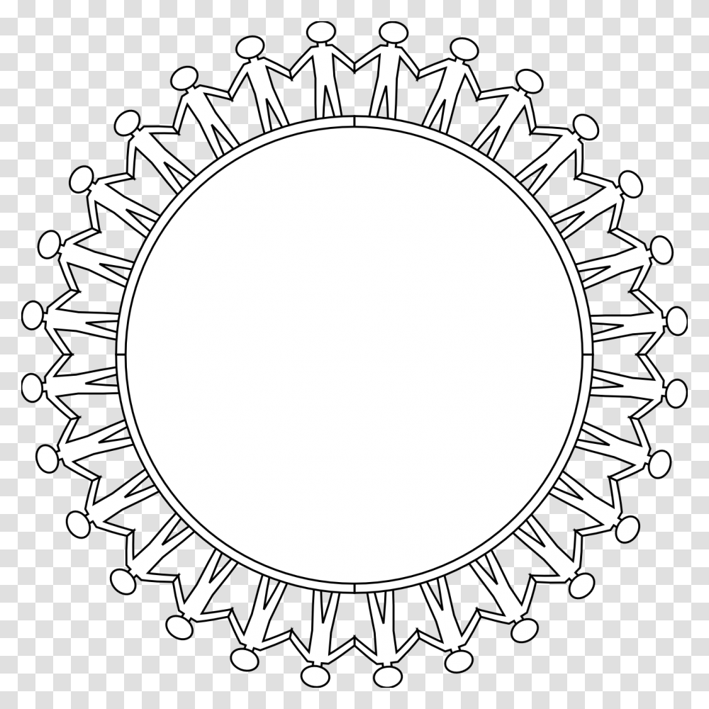 World Clipart Black And White, Oval, Mirror Transparent Png