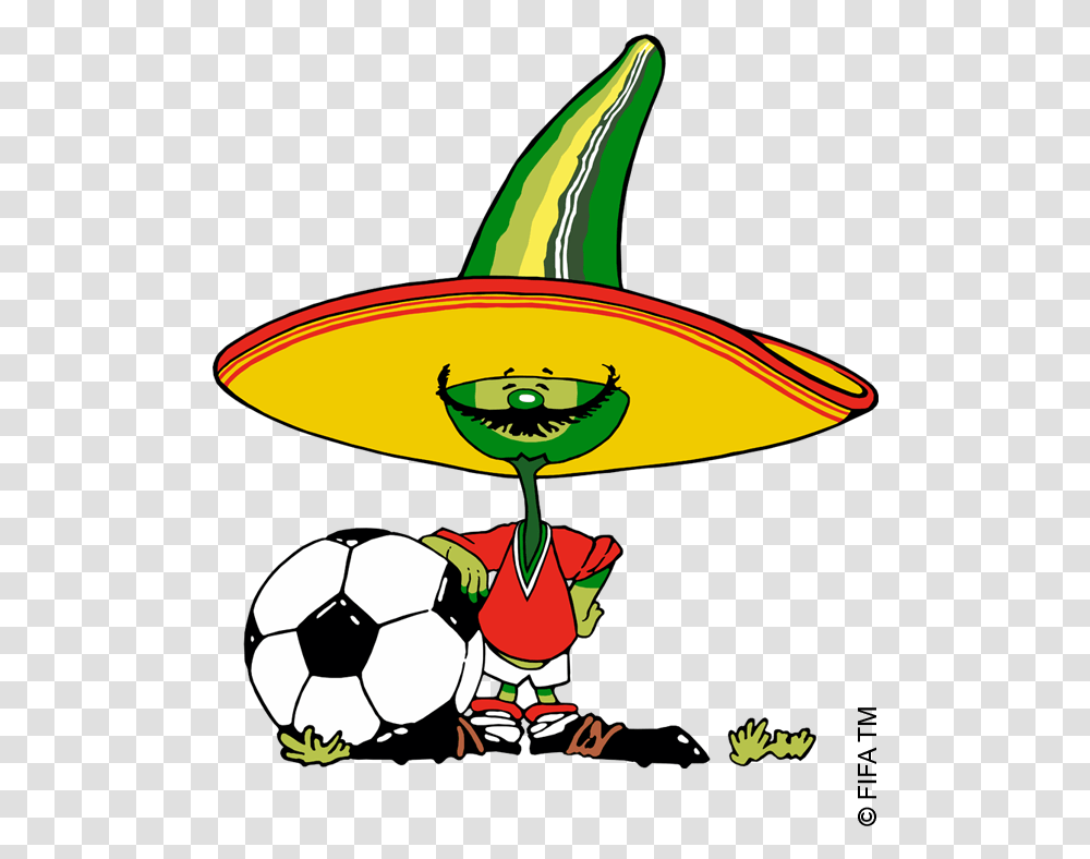 World Cup 1986 Mascot Mexico World Cup 1986 Mascot, Apparel, Soccer Ball, Football Transparent Png