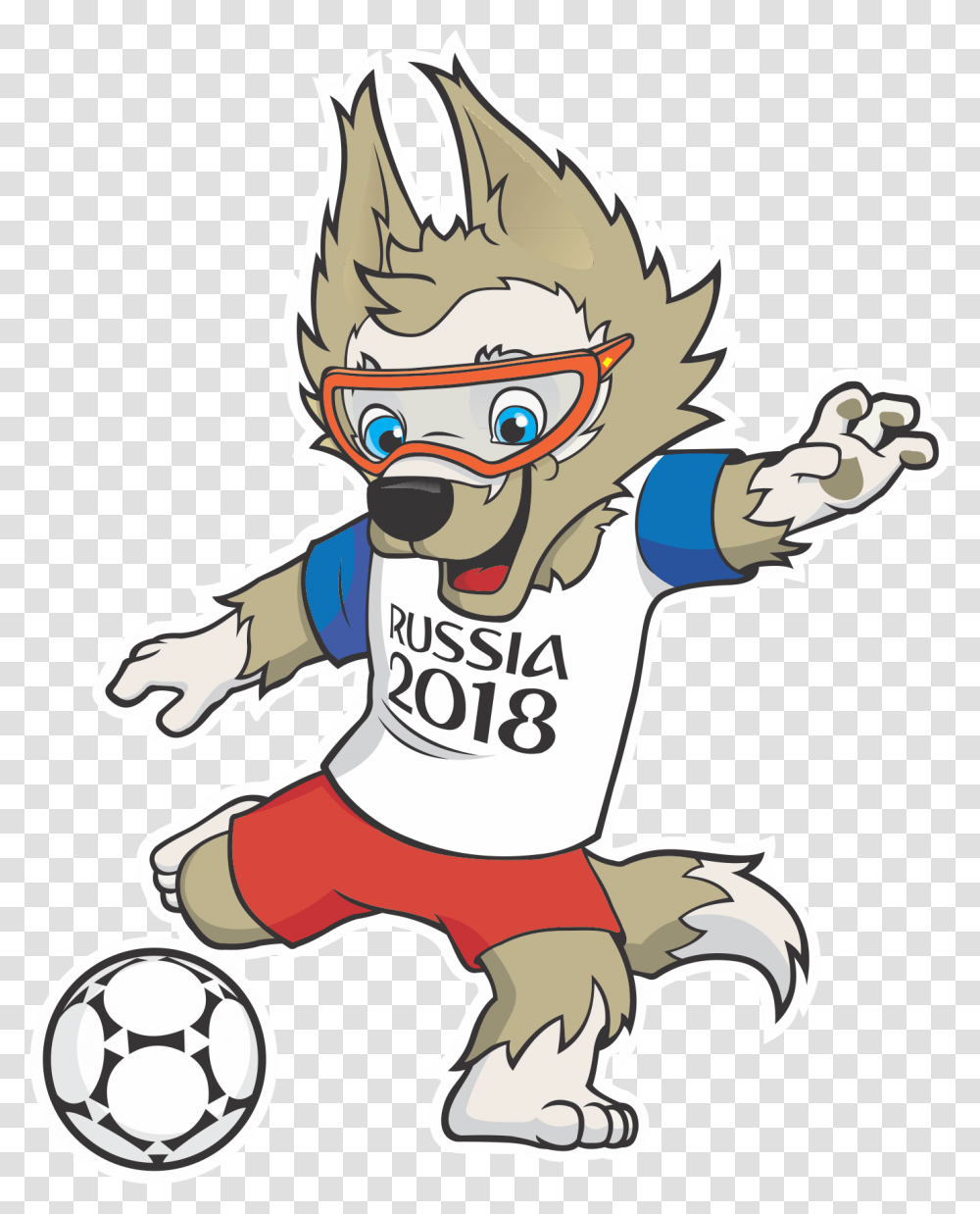 World Cup 2018 Wolf, Hook, Claw, Mascot Transparent Png