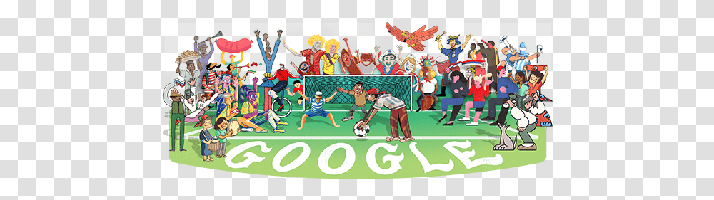 World Cup 2018 World Cup 2018 Google Doodle, Person, People, Team Sport, Football Transparent Png