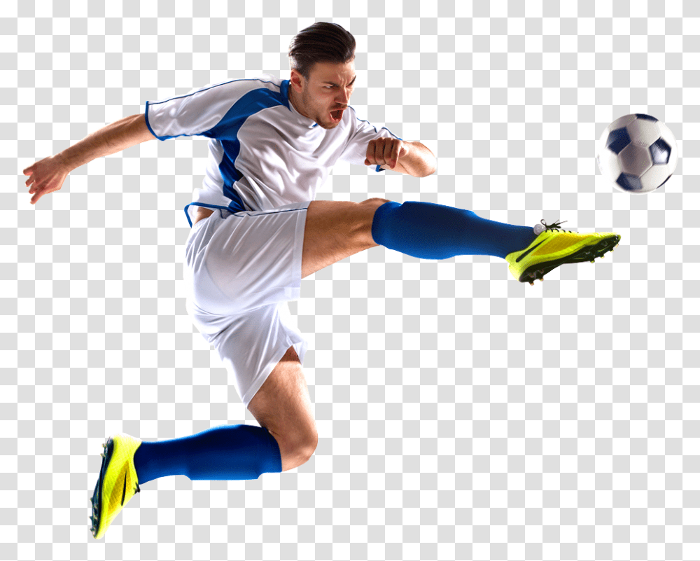 World Cup Football Player Kick Off Soccer Player Background, Person, Human, Soccer Ball, Team Sport Transparent Png