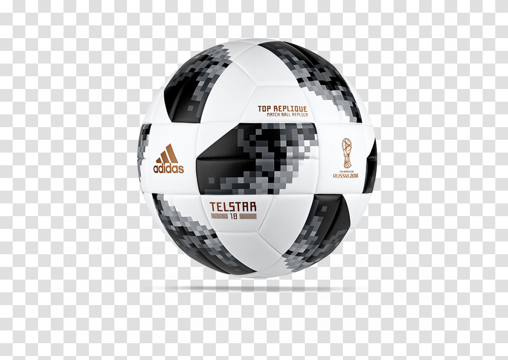 World Cup Soccer Ball Download Balon Futbol Rusia 2018, Helmet, Apparel, Football Transparent Png