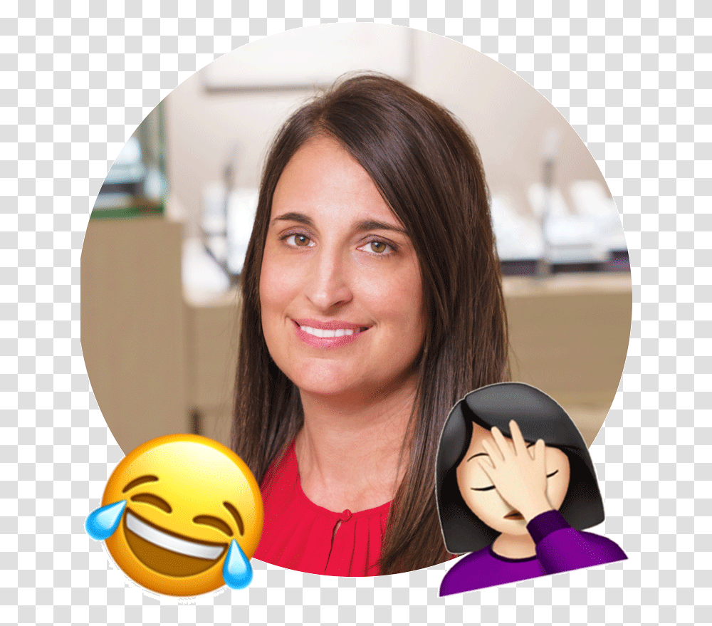 World Emoji Day Belit Myers Face Palm Laughing Face Belit Myers, Person, Female, Finger, Helmet Transparent Png