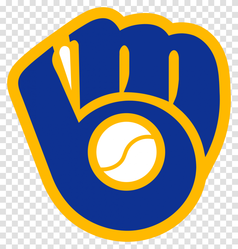 World Famous Logos With Hidden Meanings Milwaukee Brewers Glove Logo, Hand, Fist, Light, Label Transparent Png