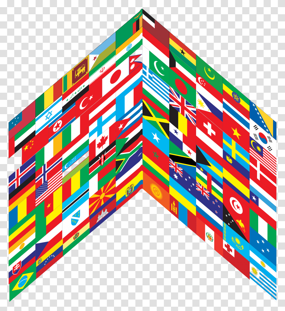 World Flags Perspective Icons, Scoreboard, Corner, Light Transparent Png