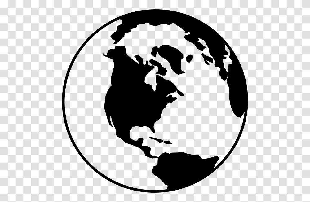 World Globe Earth Clipart Black And White, Outer Space, Astronomy, Universe, Planet Transparent Png