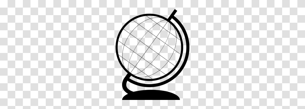 World Globe Outline Clip Art, Gray, World Of Warcraft Transparent Png